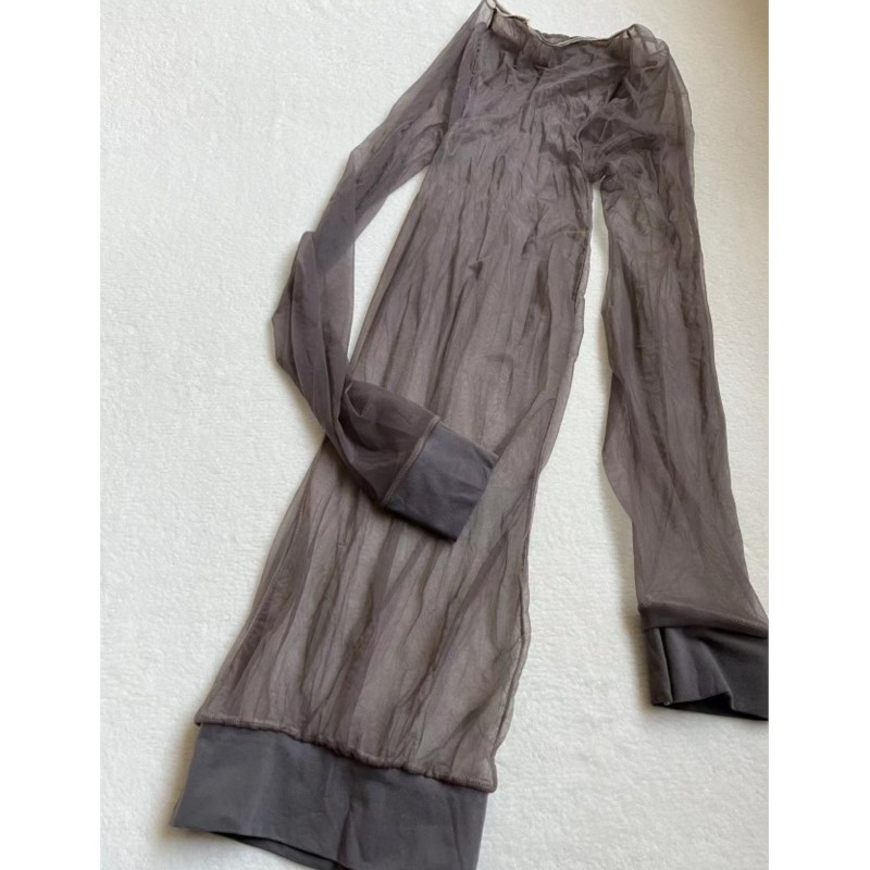 ชุดบอดี้สูทซีทรูเนื้อเนียนเซ็ก - Sexy Mesh Sheer Bodycon Dress บทวิจารณ์และราคา